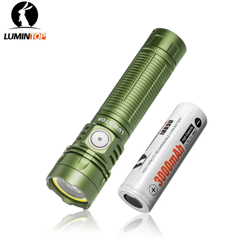 Lumintop W1 Multi-Light Source Rechargeable Flashlight with White Laser and Red Light