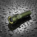 Lumintop W2 LED Flashlight with COB Red & White Light 2680 Battert